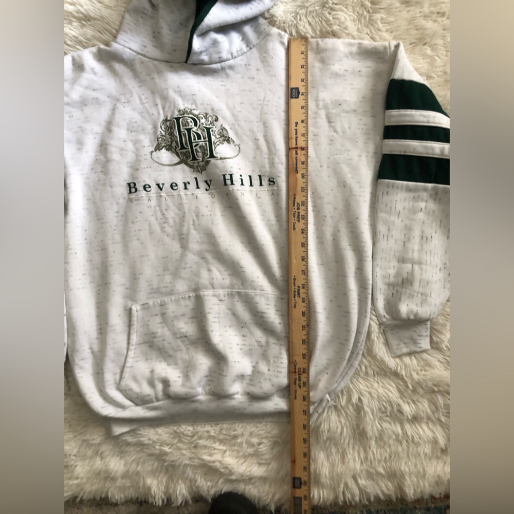 Vintage 50/50 Made in USA Beverly Hills Hoodie - Picture 3 of 7